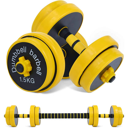 Adjustable Dumbbell Barbell Weight Pair