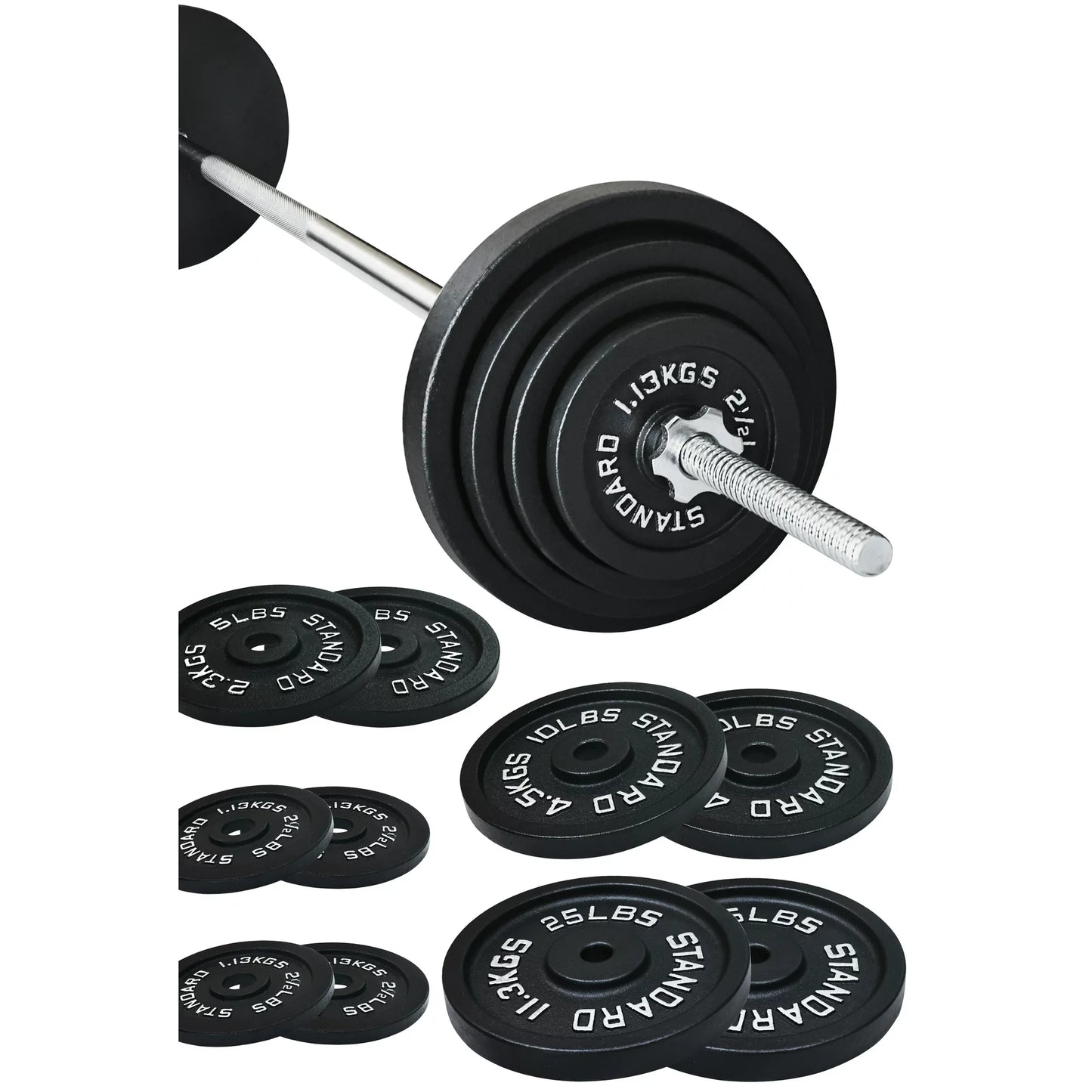 Standard Barbell with Star Locks