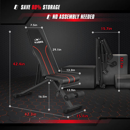 Utility Weight Bench for Full Body Workout