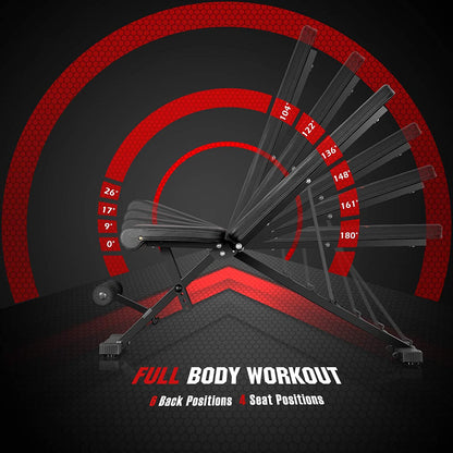 Utility Weight Bench for Full Body Workout