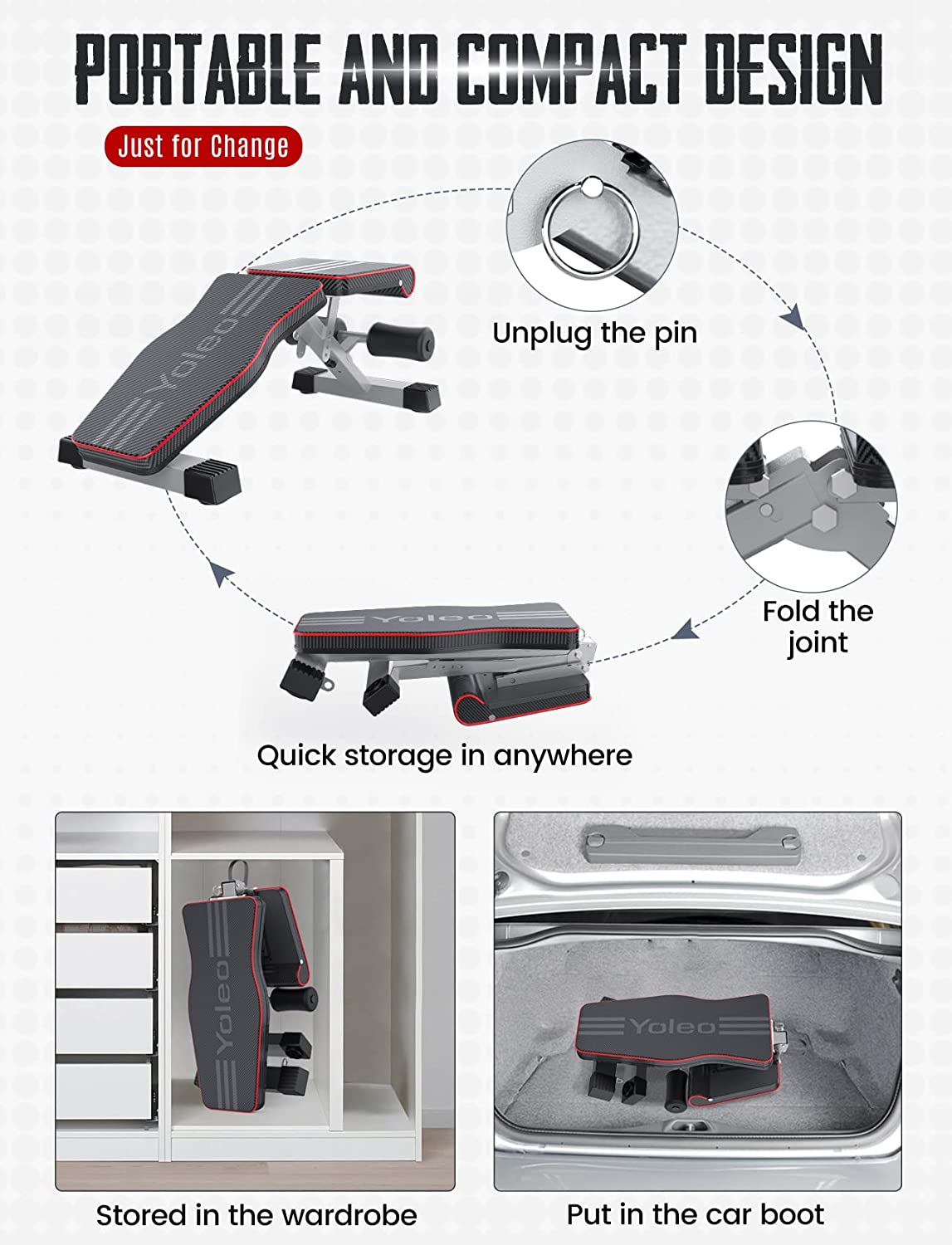 Adjustable Weight Bench for Full Body Workout