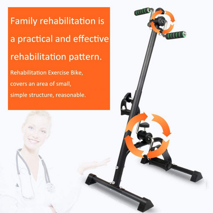 Pedal Exerciser Bike Hand Arm Leg and Knee Peddler Adjustable Fitness Equipment for Seniors