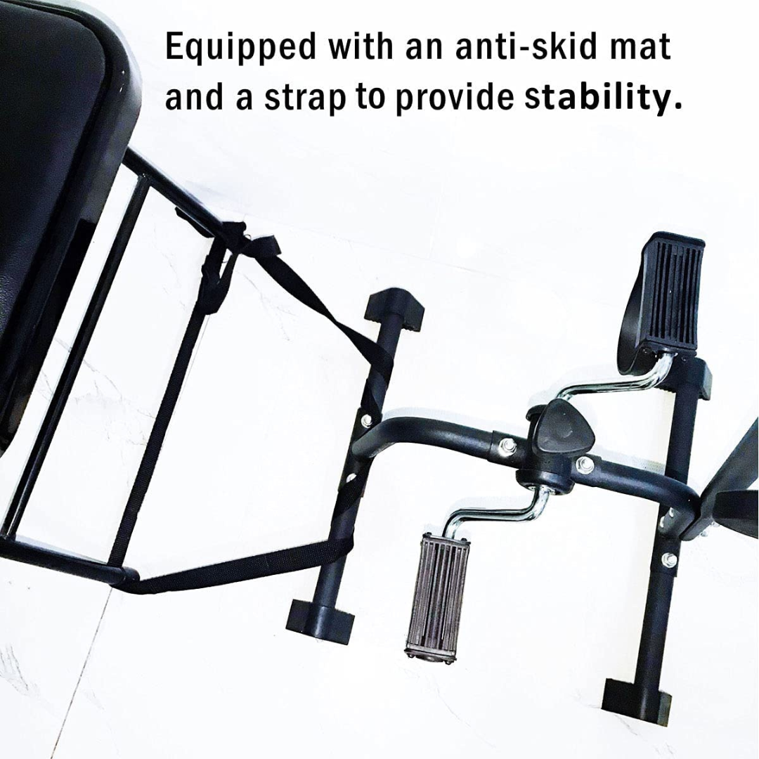 Pedal Exerciser Bike Hand Arm Leg and Knee Peddler Adjustable Fitness Equipment for Seniors